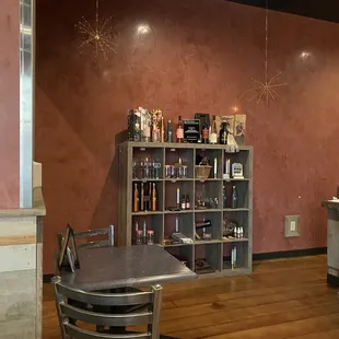 The back of the tasting room.