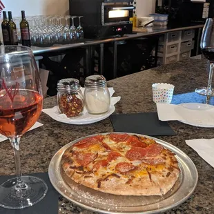 Pizza and Wine! A Tasty Combo!