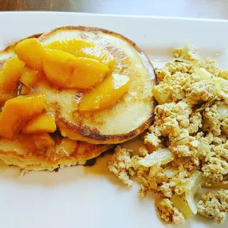 Peaches & Cream Pancake Brunch