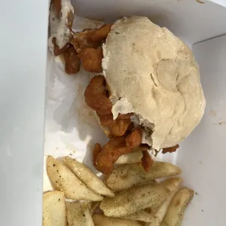 Hot Nashville Fried Chicken Sandwich