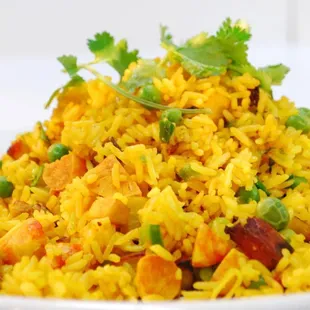 paella, food