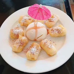 Sunday Banana Fritters.