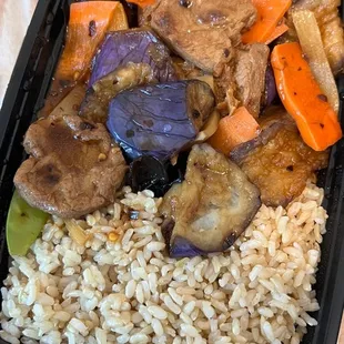 Eggplant with Soy Chicken