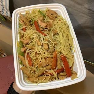 Singapore Style Mei Fun Curry