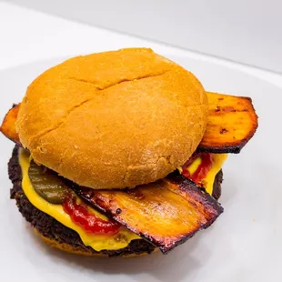 OFFTop Veg Bacon Chz Burger