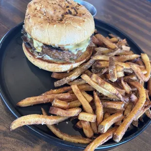 Mushroom Gouda Burger
