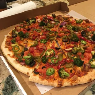 Garden Vegetable Pizza