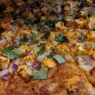 Paneer Manchurian Pizza