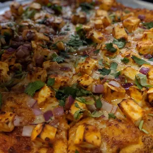 Paneer Tikka Masala Pizza