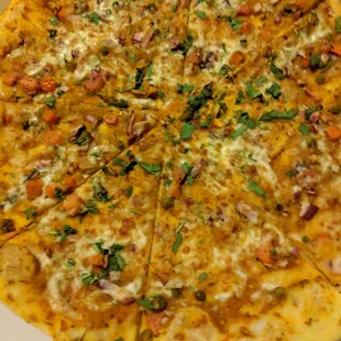 Pav Bhaji Pizza