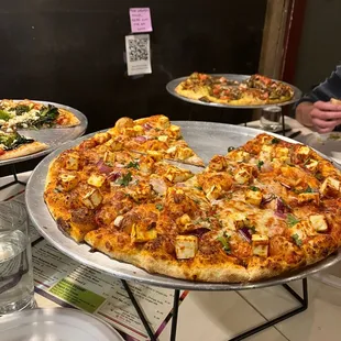 Paneer Tikka Masala Pizza