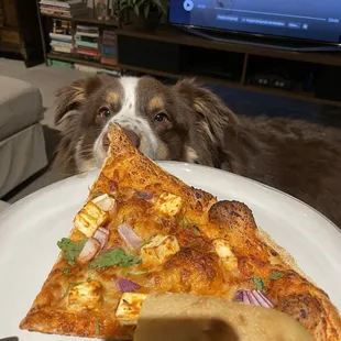 Paneer Tikka Masala Pizza