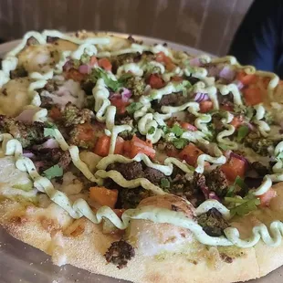 Their Vegan Falafel Pizza