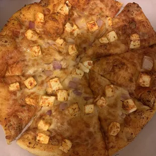 Paneer Tikka Masala Pizza