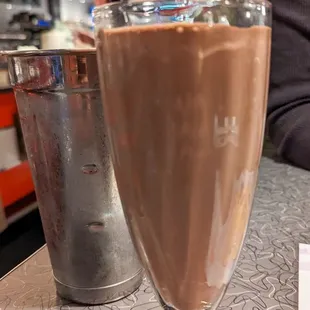 Peanut butter chocolate frappe