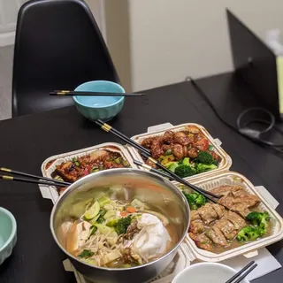 S18. Korean Tofu Rice Noodle Soup