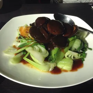 E34. Black Mushroom with Bok Choy