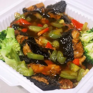 E37. Sweet and Sour Vegetarian Fish