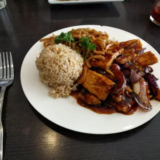 E34. Garlic Eggplant Lunch