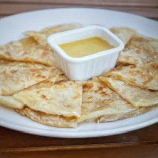 Roti brand served with yellow curry sauce