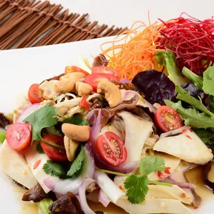 Three mushrooms salad