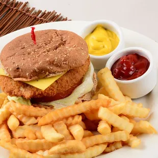 crispy chicken burger