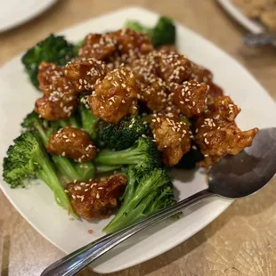 Vegan Sesame Chicken