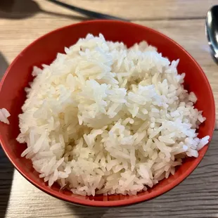 Side of steamed rice