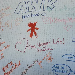Sign the wall of fame when you visit!