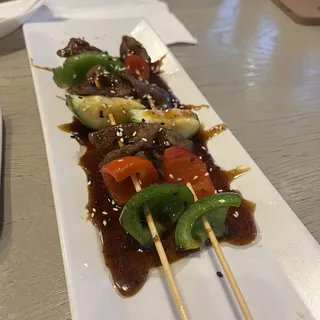 Vegan Beef Yakitori