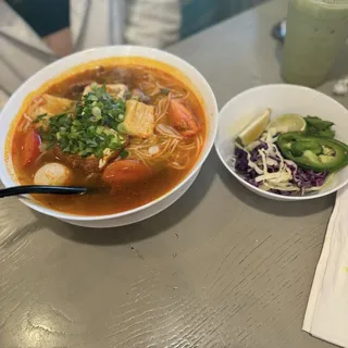 Spicy Lemongrass Noodle Soup