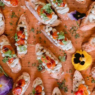 Vegan ricotta toast