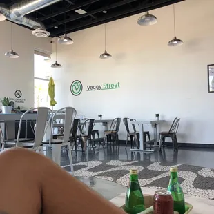 Patiently awaiting our order.