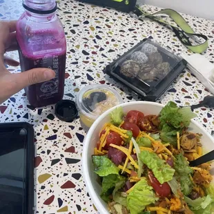 The Cesar, Mango &amp; Blackberry Chia Pudding, Drop the Beet,