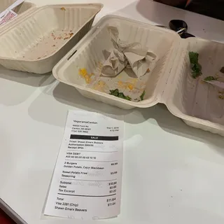 Golden Potato Burger