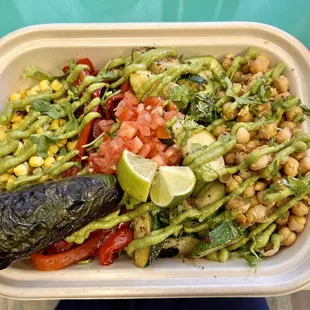 Vegan Chef Challenge special menu item.