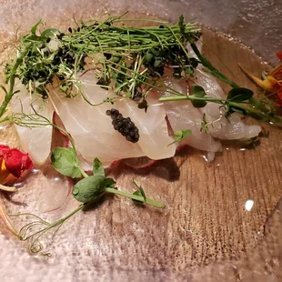 Konbu Snapper Carpaccio