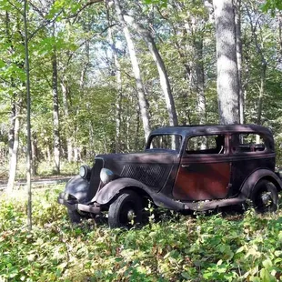 Hot Rod Car Art Outside!