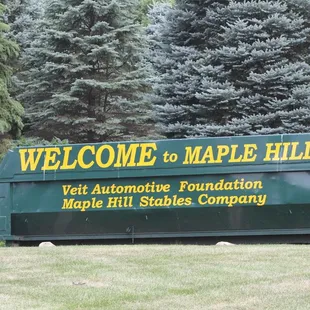 Welcome Banner Just Off Hot Rod Alley!