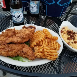 The chicken tenders are HUGE!