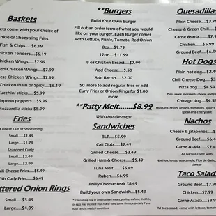 Lunch Menu