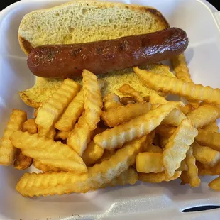 Grilled Hot Dog!