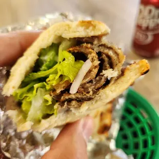 Lamb beef gyro