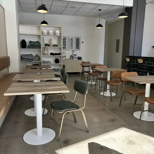 Inside area very nice and airy