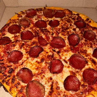 Pepperoni pizza