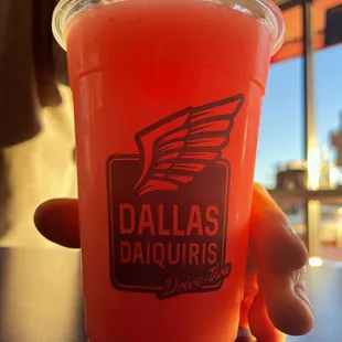 Ice cold raspberry margarita