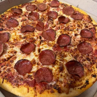 Pepperoni pizza