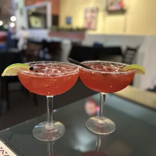 Flavor of the month - blackberry margaritas