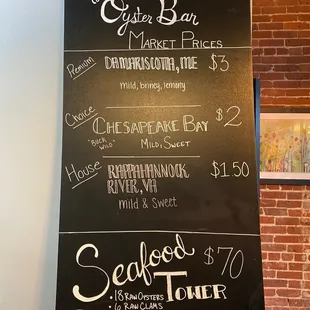 some of the delicious seafood options