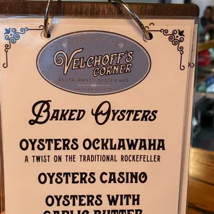 Try to oysters